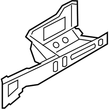 BMW 41007263825 Extension For Rear Left Wheel Well