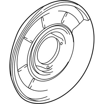 2000 BMW 750iL Brake Backing Plate - 34211161531