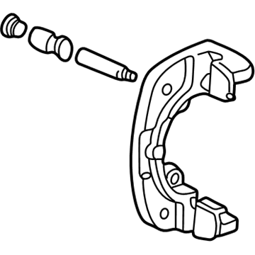 BMW 850Ci Brake Caliper Bracket - 34216757904