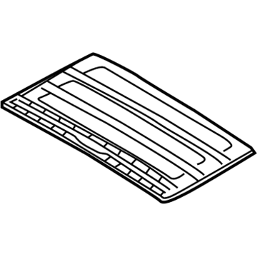 BMW 54122491513 Ceiling Frame Covered Velours