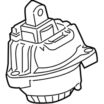 BMW 760Li Engine Mount - 22116796547