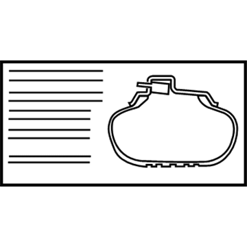 BMW 36111096235 Sign "TPC" Tire Pressure Control