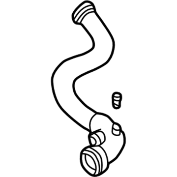 BMW 330xi Cooling Hose - 17127510952