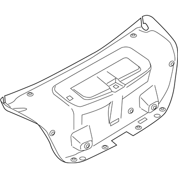 BMW 51497204372 Trim Panel, Trunk Lid