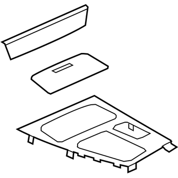 BMW 51169273617 Set, Decorative Trims,Varieg.Poplar Wood