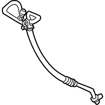 BMW X5 A/C Liquid Line Hoses - 64538377077