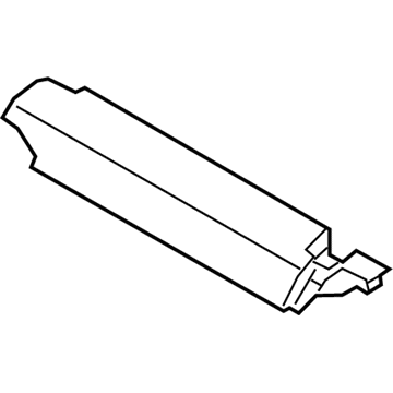 BMW 52107494348 FINISHER, UPPER RAIL, FRONT