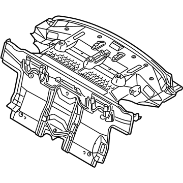 BMW 41138208917 Partition Trunk