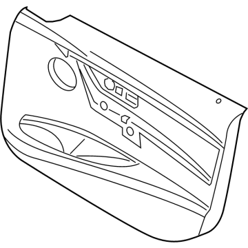 BMW 51417279207 Door Lining Vynil Front Left