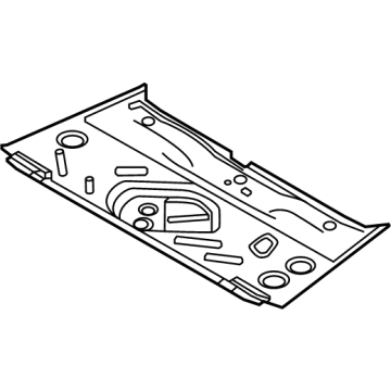 BMW 41009626280 FRONT TRUNK FLOOR