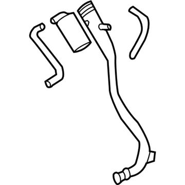 BMW 16117175240 Plastic Filler Pipe