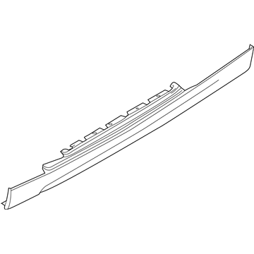 BMW 51777046348 Primed Right Door Sill Trim Panel