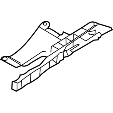 BMW 51757201226 Lateral Underbody Shield, Right