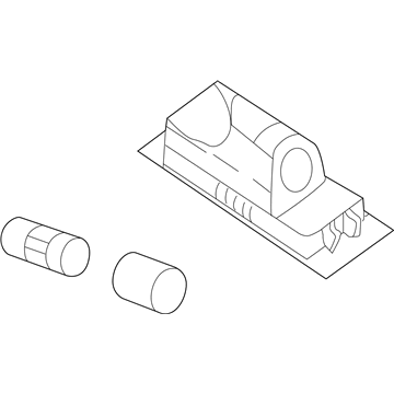 BMW 63268234343 Registration Plate Lamp