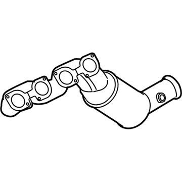 2009 BMW X5 Catalytic Converter - 18407568013