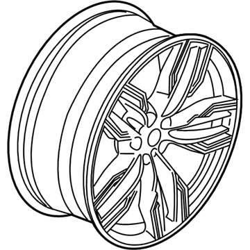 BMW 36116868052 Light Alloy Rim Polished