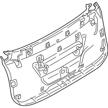 BMW 51497472620 Lower Tail Lid Trim Panel