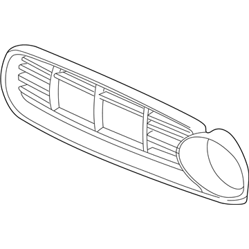 BMW 51138268232 Trim Ring, Front, Right