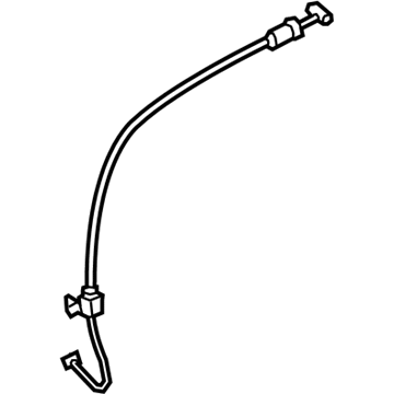 BMW 51247363801 Bowden Cable, Emergency Unlocking