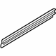 BMW 51227011313 Gasket, Door Joint, Bottom Rear Left