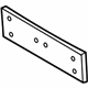 BMW 51117306351 Finisher, Licence Plate Base
