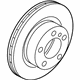 BMW 34112284805 Carbon Ceramic Brake Disc, Left