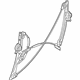 BMW 51338497027 WINDOW LIFTER WITHOUT MOTOR