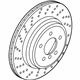 BMW 34216864678 Brake Disc, Lightweight, Vented, Performance.