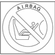 BMW 07146841244 Instruction Notice, Passenger'S Airbag