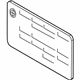 BMW 07147320729 Label "Manufacture Identification"