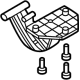 BMW 51475A48C74 HINGES OF REMOVABLE PANEL