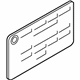 BMW 71212122695 Label "Bar Code"