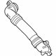 BMW 11538650983 LINE FROM COOLANT PUMP-CYLIN