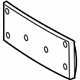 BMW 51117294678 Licence Plate Base