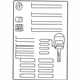 BMW 71236906390 Label "Key Memory"