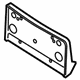 BMW 51133433422 Licence Plate Holder, Primed
