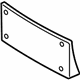 BMW 51118056774 Cover, Registration Plate