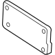 BMW 51118057018 Licence Plate Base