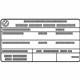 BMW 71228602432 LABEL "EXHAUST EMISSION"