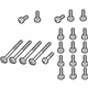 BMW 63117440363 Set Of Screws