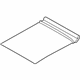 BMW 54107365126 Roller Sunblind, Panorama Roof, Electric