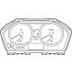 BMW 62105A9C385 INSTRUMENT CLUSTER