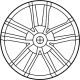 BMW 36118747000 DISC WHEEL, LT.ALLOY, JET BL